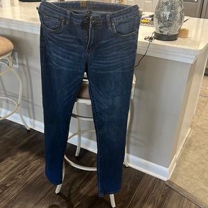 Kut blue jeans. Straight leg and loose fitting